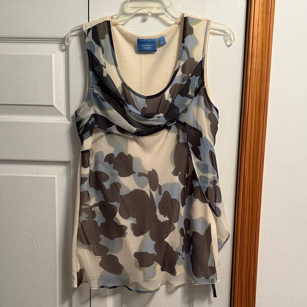 Simply Vera Vera Wang Multicolor Sleeveless Tank